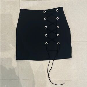 Corset Black Mini Skirt